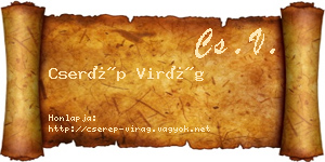 Cserép Virág névjegykártya